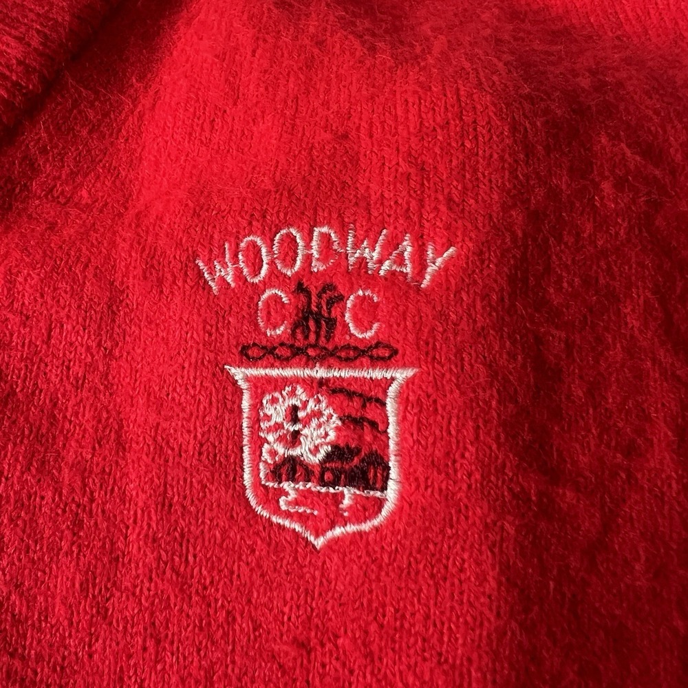 Vintage Pickering Sweater Vest Woodway Country Club Golf Preppy USA Mens‎ M - Picture 3 of 8